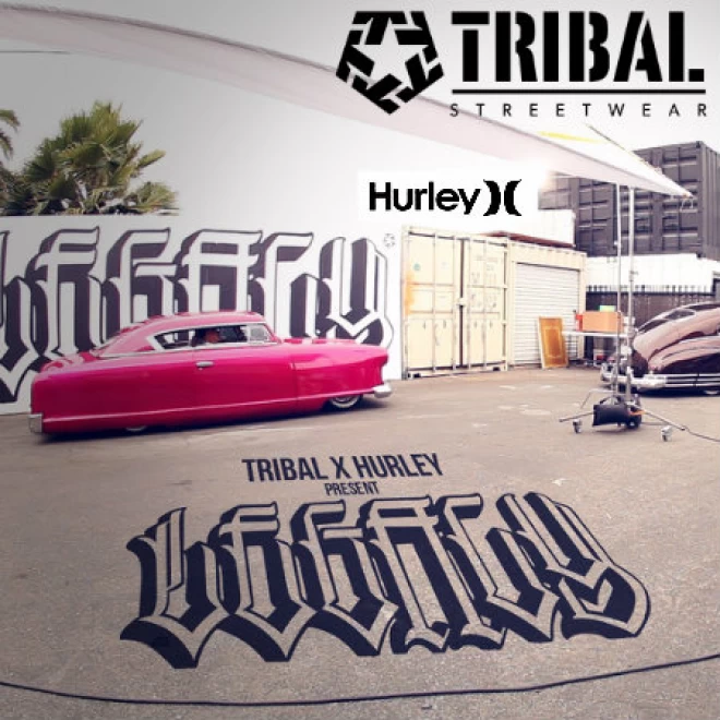 TRIBAL STREET WEAR(トライバル)×Hurley DAVID SS Tee