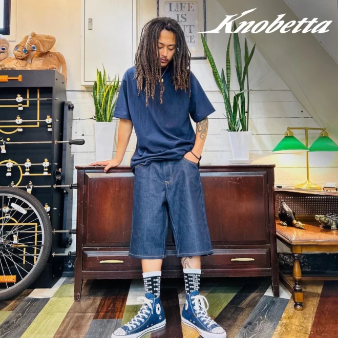 KNO-BETTA(ノーベター) 998 5 Pockets Denim Shorts