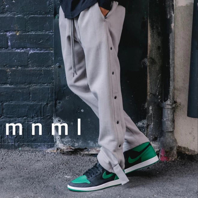 mnml (ミニマル）Tear AWAY SWEAT PANTS